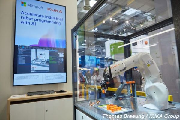 KUKA разрабатывает ИИ-чатбота для преобразования голосовых команд в программный код для роботов